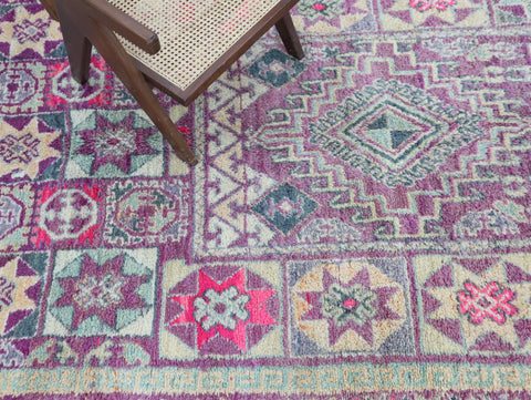 Amnay Vintage Moroccan Rug  6'3" x 9'6"