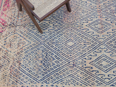 Tisslit Vintage Moroccan Rug  6'9" x 10'5"