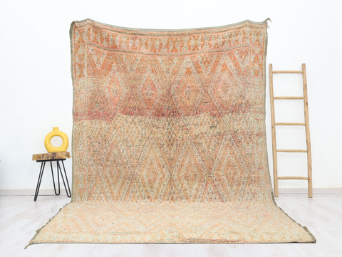 Izerf Vintage Moroccan Rug  7'5" x 10'3"