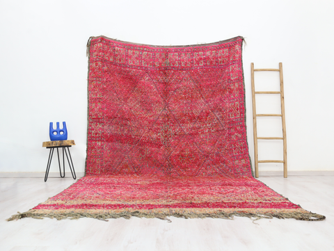 Agraw Vintage Moroccan Rug  6'9" x 11'7"