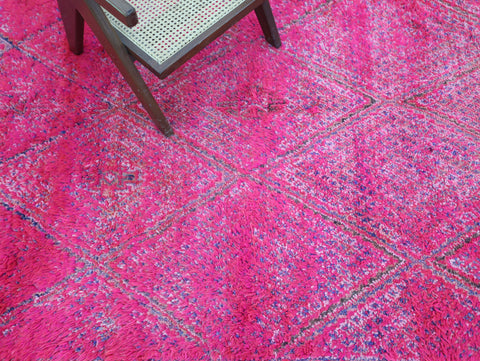 Awragh Vintage Moroccan Rug  6'4" x 11'2"