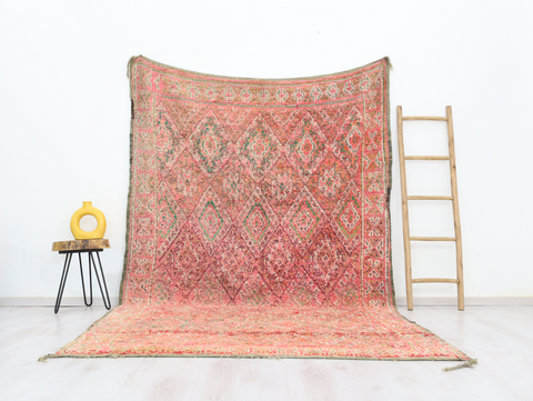 Tadmut Vintage Moroccan Rug  6'6" x 10'5"