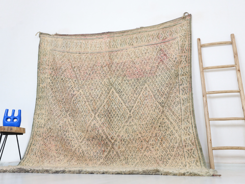Timilla Vintage Moroccan Rug  7'2" x 9'6"