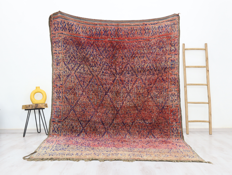 Amara Vintage Moroccan Rug  6'8" x 9'2"