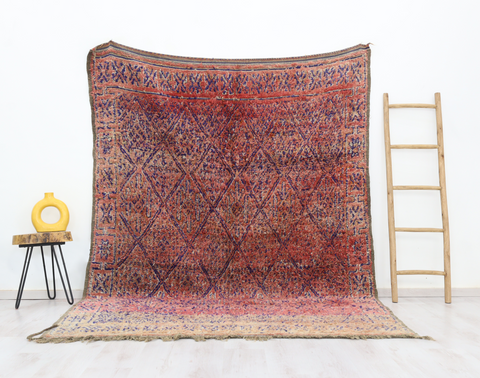 Amara Vintage Moroccan Rug  6'8" x 9'2"