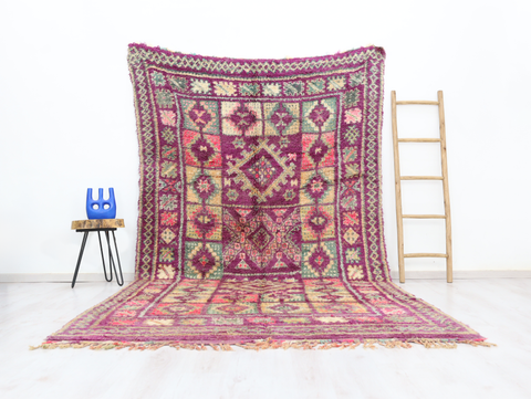 Tifrit Vintage Moroccan Rug  6'3" x 11'5"