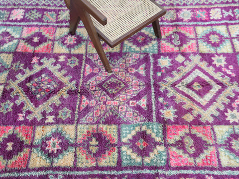 Tifrit Vintage Moroccan Rug  6'3" x 11'5"