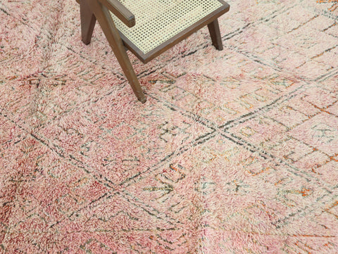 Tirzin Vintage Moroccan Rug  6'6" x 10'8"