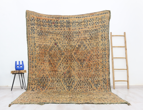 Itran Vintage Moroccan Rug  6'8" x 9'4"