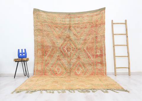 Afella Vintage Moroccan Rug  6'4" x 10'3"