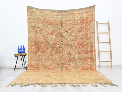 Afella Vintage Moroccan Rug  6'4" x 10'3"