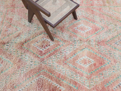 Afella Vintage Moroccan Rug  6'4" x 10'3"