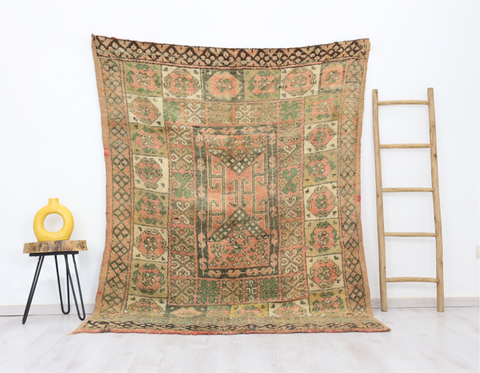 Azel Vintage Moroccan Rug  5'9" x 7'7"