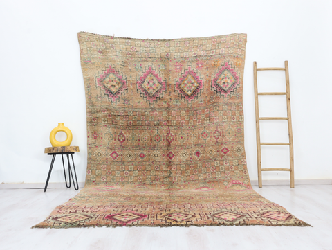 Aner Vintage Moroccan Rug  6'4" x 10'8"