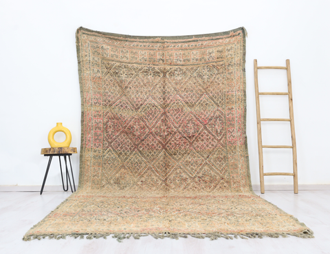Tislit Vintage Moroccan Rug  6'2" x 11'2"