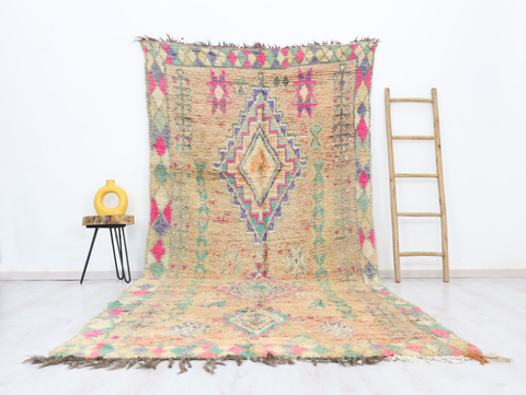 Tihya Vintage Moroccan Rug  5'6" x 12'6"