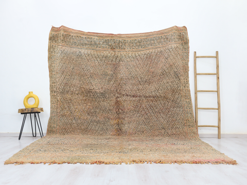 Tifirt Vintage Moroccan Rug  7'9" x 11'0"
