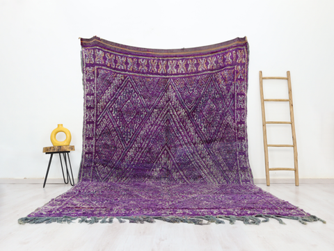 Aglan Vintage Moroccan Rug  7'1" x 11'2"