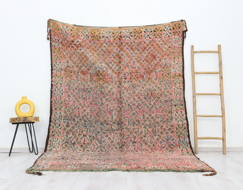 Awrir Vintage Moroccan Rug  6'2" x 8'9"