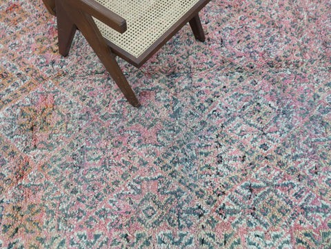 Awrir Vintage Moroccan Rug  6'2" x 8'9"