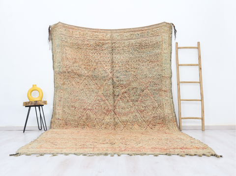 Afsar Vintage Moroccan Rug  6'9" x 10'8"