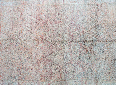 Afsar Vintage Moroccan Rug  6'9" x 10'8"