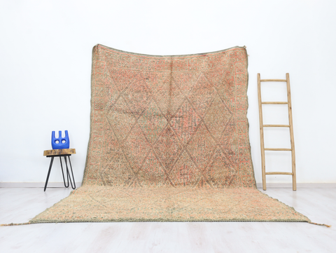 Tazrut Vintage Moroccan Rug  7'0" x 11'2"