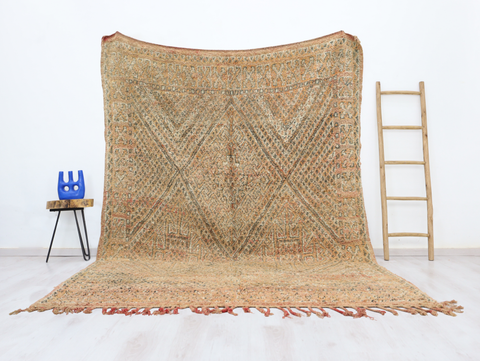 Tazday Vintage Moroccan Rug  7'1" x 10'0"