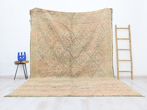 Tamallalt Vintage Moroccan Rug  7'0" x 11'9"