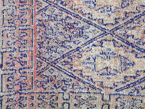 Tassawt Vintage Moroccan Rug  7'3" x 13'1"
