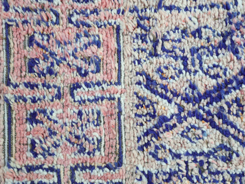Tassawt Vintage Moroccan Rug  7'3" x 13'1"