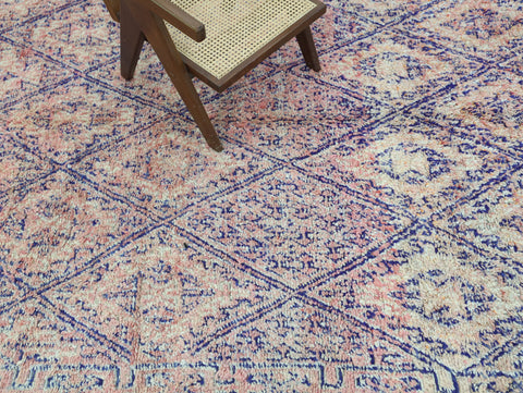 Tassawt Vintage Moroccan Rug  7'3" x 13'1"