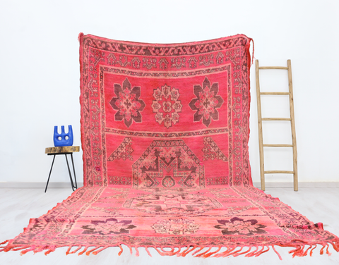 Selya Vintage Moroccan Rug  6'6" x 13'9"