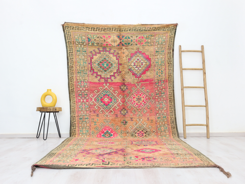 Azar Vintage Moroccan Rug  5'6" x 11'7"
