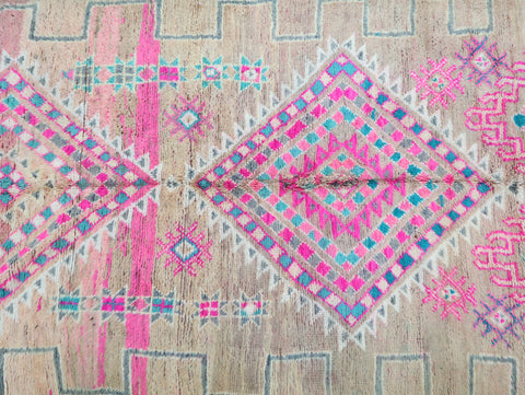 Lylia Vintage Moroccan Rug  5'4" x 10'5"