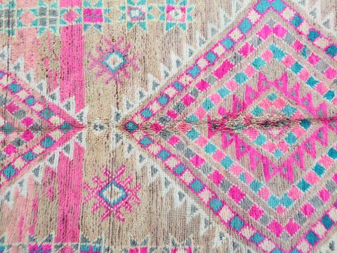 Lylia Vintage Moroccan Rug  5'4" x 10'5"
