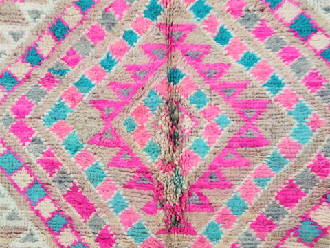 Lylia Vintage Moroccan Rug  5'4" x 10'5"