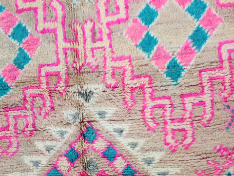 Lylia Vintage Moroccan Rug  5'4" x 10'5"