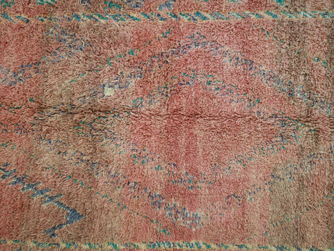 Jawhar Vintage Moroccan Rug  6'4" x9'4"