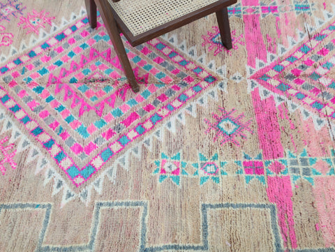 Lylia Vintage Moroccan Rug  5'4" x 10'5"