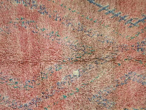 Jawhar Vintage Moroccan Rug  6'4" x9'4"