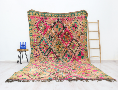 Silia Vintage Moroccan Rug  6'7" x 12'0"