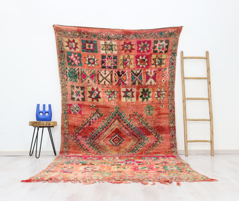 Anya Vintage Moroccan Rug  5'6" x 10'7"