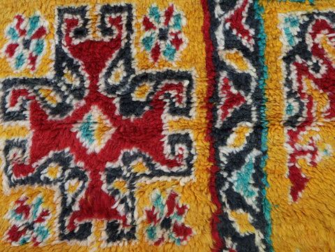 Yuba Vintage Moroccan Rug  7'3" x 13'1"