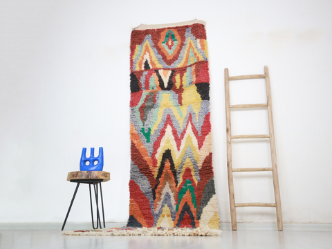 Taharaqt  Moroccan Rug  2'6" x 10'2"