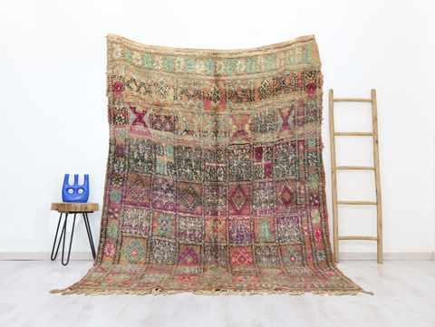 Amezray Vintage Moroccan Rug  5'9" x 8'3"
