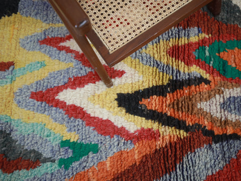 Taharaqt  Moroccan Rug  2'6" x 10'2"