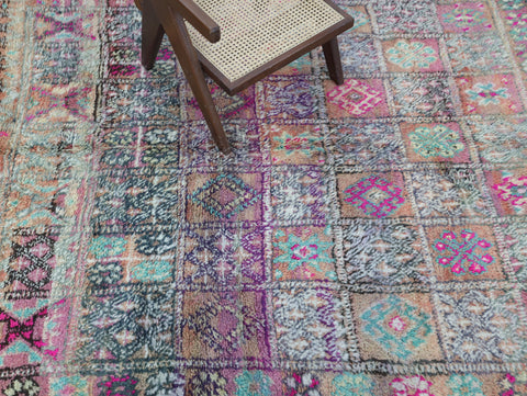 Amezray Vintage Moroccan Rug  5'9" x 8'3"