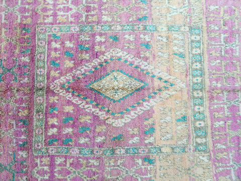 Aneruz Vintage Moroccan Rug  6'8" x 10'8"