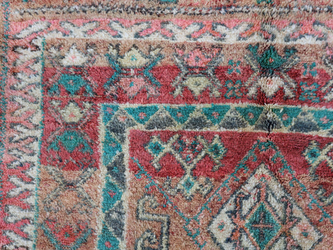 Taluft Vintage Moroccan Rug  7'1" x 12'1"